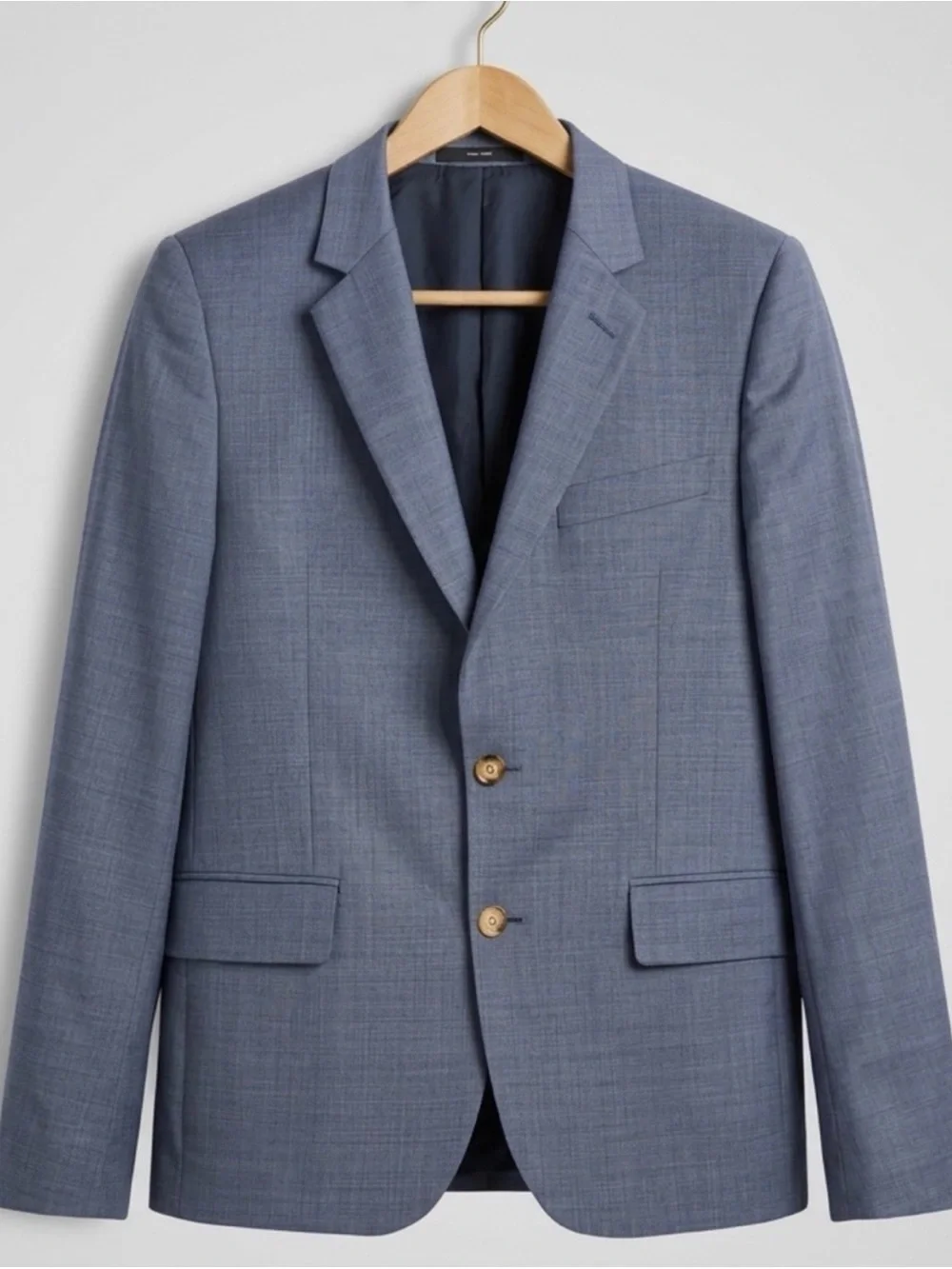Paul Smith Soho Fit 2 Button Blazer, Light Blue-Grey, 38R, EUC